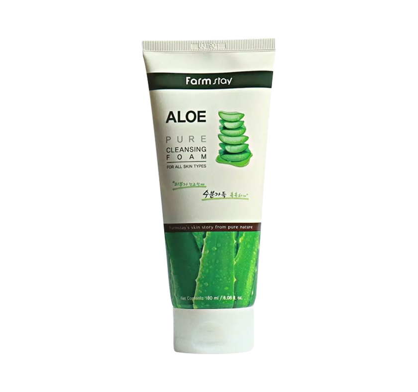 Farm stay Aloe Üz Yuma Köpüyü 180 ml - Aloe Pure Cleansing Foam