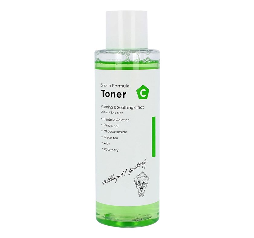 Village 11 Factory - Asiya Sentellası Sakitləşdirici Nəmləndirici  Toner (Village11Factory C Skin Formula Toner)